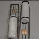 Wall Sconce Candle Holder Metal Wall Decorations for Living Room, Bathroom, Dining Room, Set of 2