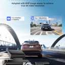 FOCUWAY Dash Cam Front and Rear, Real 4K@30fps/2K@60fps+1080P@30fps Dash Camera for Car, Touchscreen, Voice Control, with GPS WiFi, HDR Night Vision, 64GB Card, 160 Wide Angle, 24H Parking Mode