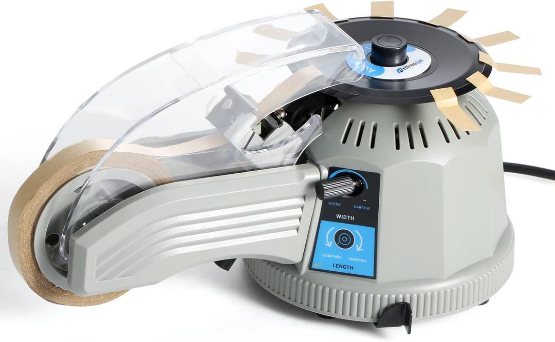 Automatic Tape Dispenser Rotary Disc Tape Cutting Machine, 13-60mm Cutting Length, 3-25 mm Tape Width, Office School Supply for Cutting Scotch Tape Double-Sided Tape High Temperature Tape