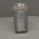 100 Pack - Aluminum Pans with Lids -1LB(5"4"),Foil Pans - to Go Food Containers,Recyclable Aluminum Foil with Strong Seal for Cooking, Baking,Meal Prep,Take Out,Freeze