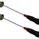 lasenersm 2 Pieces Fire Cupping Stick Stainless Steel Vacuum Cupping Rod Cupping Ignition Rod Vacuum Cupping Torch Fire Cupping Torch Fire Supplies with Plastic Handle, Red