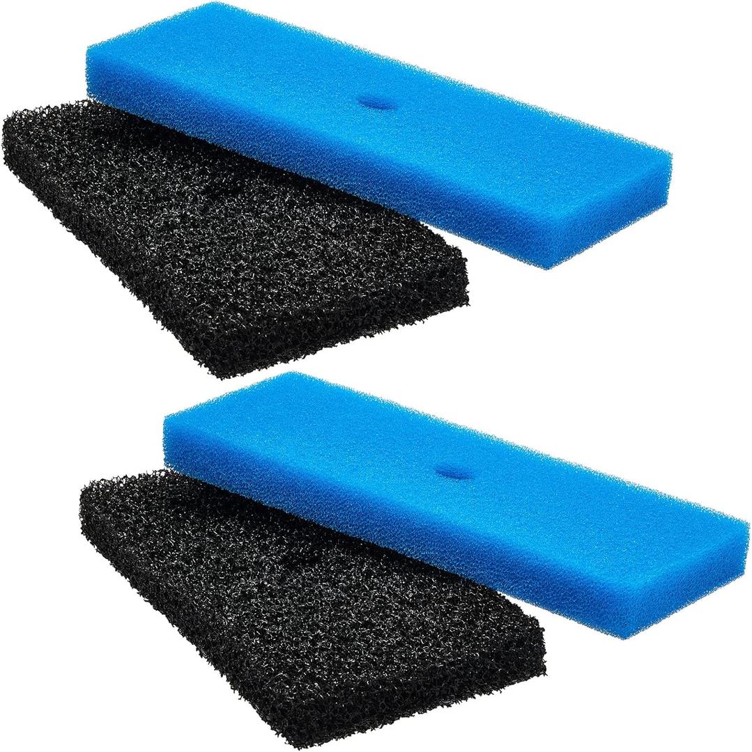 Retisee 2 Sets Replacement Pond Filter Pads for Outdoor Ponds Coarse and Fine Filter Pads Set Compatible with 52231 and 52229 Box for Fish Pond Filters Pump/Motor Water Aquarium Fountain