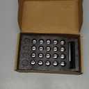 20 PCS M12x1.5 Chrome Lug Nuts, 1.35" Tall Hex Trailer Lug Nuts, 60 Degree Conical Cone Seat with Socket Key, Wheel Lugnuts Compatible with Ford Fusion 2006-2019, Ford Focus 2000-2019