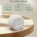 Babelio White Noise Sound Machine for Adults Kids Baby, Mini, 15 Non-looping Sounds, Timer, Memory Function, Easy to Pocket and Travel White