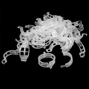 KINGLAKE Plant Support Garden Clips,Tomato Vine Clips,Tomato Trellis Clips 200 Pcs for Vine Vegetables Tomato to Grow Upright and Makes Plants Healthier (White)