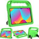 AVAWO Case for TCL Tab 8 LE (9137w) / Tab 8 WiFi (9132x) 2023 Kids, Children Friendly, Boys and Girls EVA Handle Stand Shockproof Tablet Cover for TCL Tab 8 LE/WiFi -Green