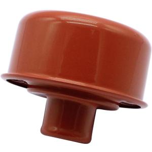Orange Round Push In Style Oil Breather Cover Compatible for 1-1/4" Hole Valve Cover