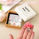 2 x I Love Mom Gift Mothers Day Gifts from Daughter & Gifts for Daughter Ideal Mini Flower Gift for Mom