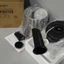 7L Ultrasonic Stainless Steel Cool Mist Humidifier for Bedroom & Large Room, Top Fill, Ultra Quiet 24dB, 3 Mist Levels, Easy Clean Dishwasher Safe Humidifier for Living Room Office