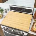 Bamboo Stove Covers for Electric Stove - Noodle Board Stove Top Cover Board For Gas Burner,Wooden RV Stovetop Cover (Full Cover)