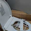 TOTO WASHLET+ S7A Electronic Bidet Toilet Seat with EWATER+ Bowl and Wand Cleaning, Auto Open and Close Contemporary Lid, Elongated, Cotton White - SW4736AT40#01