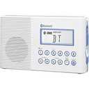Sangean H202 AM/FM Weather Alert Waterproof Shower Radio, White
