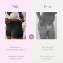 Frida Mom 8pc Postpartum Underwear, Disposable Boyshort Panties (Medium, Black)