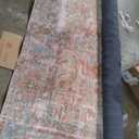 Loloi Loren Collection LQ-15 Terracotta/Sky 7'-6" x 9'-6" Area Rug