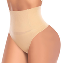 Tummy Control Thong Shapewear for Women High Waist Shaping Underwear Seamless Body Shaper Panties Girdle small