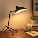 Kalamera Modern Minimalist LED Desk Lamp | Metal Table Lamp with Iron Shade & Copper Body, Warm Ambient Lighting for Bedroom, Office, Study Desk, Living Room