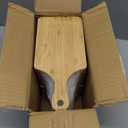 25 PCS Cutting Board Bulk Wood Chopping Board Laser Engraving Serving Board with Handle Charcuterie Boards for Customized Mother's Day Housewarming Gift 11" x 5" Bamboo