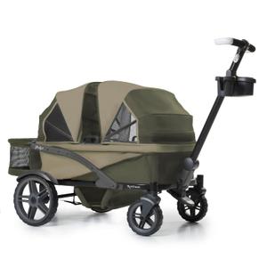 Gladly Family Anthem 4 Quad All-Terrain Wagon Stroller Adventure Bundle, Forest