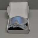 Karsaer Vision Big Shield Wraparound Sunglasses Rave for Men Women Neon Sun Visor Glasses Cycling Ski Shades 80s 90s (Blue + Silver + Red Rainbow)