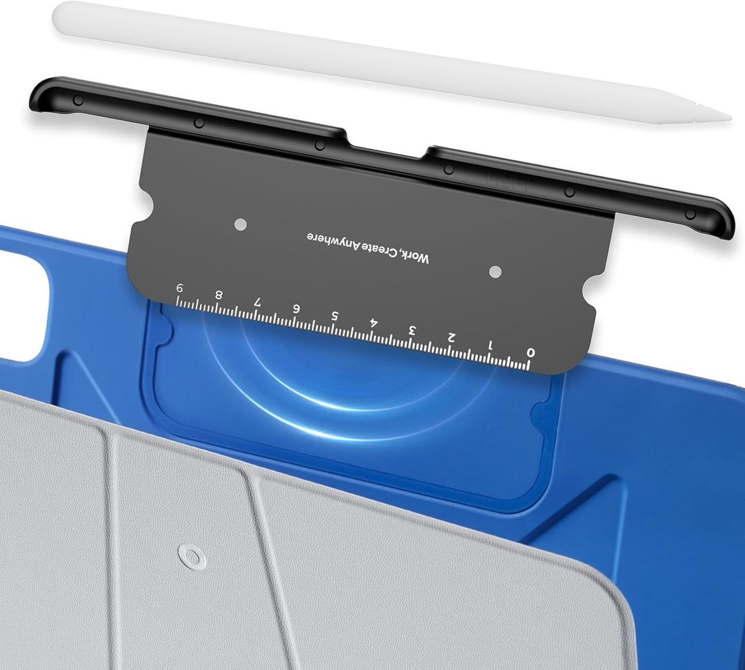 MOFT Pencil Holder for Apple Pencil Pro, Apple Pencil 2nd Generation, Compatible with Magic Keyboard, MOFT Dynamic Folio & Float Folio for iPad, Black