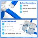 Inmoredo Ice Machine for Knee After Surgery, Cold Therapy Machine for Knee Replacement with Programmable Timer,Ice Therapy Machine for Sports Injuries,Joint Pain,Strains,Sprains and Arthritis