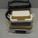 Electric Heated Lunch Box: Cordless 6.3-Cup Portable Food Warmer with 75W Fast Heating & Type-C, Leak Proof Stainless Steel Container for Truck Drivers, Office & Construction Workers