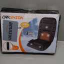 Back Massager with Heat,Heated Seat Cover Cushion with 5 Vibrating Massage Nodes Chair Pad for Pain Relief Home Office Use