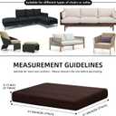 Outdoor Cushion Covers Set,12PCS Patio Furniture Couch Seat Slipcovers, Replacement for Sofa Sectional Chair(CoverOnly)