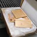 Kids Solid Wood Table and 2 Chair Set with Storage Desk and Chair Set for Children Toddler Activity Table (Solid Wood/Natural)