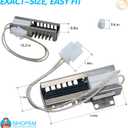 NX58F5500SS NX58H5600SS NX58H9500WS NX58R4311SS NX58M6630SS NX58J5600SG NX58K3310SS NX58M9420SS NX58H5600SSAA NX58R5601SS DOP48T960GS FX510BGS FX710BGS NX36R9966PM Gas Oven Igniter Fit for Samsung