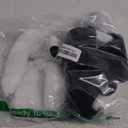 Black Dog Ears Headband Nose Tail Bowtie Paw, 5PCS Puppy Ears Costume Accessories Set for Adult Halloween Cosplay