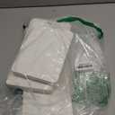 6Pcs Cylinder Stands for Party, Stackable Cream White Pedestal Stands with Acrylic Tops, Foldable Round Cardboard Pillars for Dessert Table Display, Wedding, Birthday & Event Decor