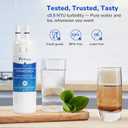 Fil-Fresh EDR1RXD1 Refrigerator Water Filter Replacement for EveryDrop Filter 1, Whirlpool W10295370A, WHR1RXD1, KAD1RXD1, P4RFWB, P8RFWB2L, Kenmore 46-9081, 46-9930, Fridge Water Filter, 3 Packs