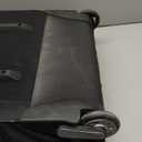 Amazon Basics 35-Inch Large Rolling Duffel Bag for Travel with Wheels and Handle, Durable Ripstop Polyester, 2 Layers of Space, Multiple Interior and Exterior Pockets, Blue