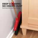 Handy Broom, Indoor/Outdoor Brooms, Duty Kitchen Broom, for Home Garage Kitchen Office Courtyard Lobby Patio Lawn Concrete (1 Pack, Red, New)