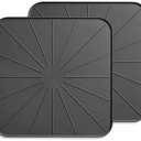 Weathertech 8A16SQCSTBK Black Plant Mats/Coasters 16" Square
