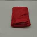Casa Lino Bath Towel Set of 8 (2 Bath Towels, 4 Wash Cloths & 2 Hand Towels for Bathroom) - 100% Cotton - Highly Absorbent & Quick Dry - Guest Room Essentials for Bathroom Set - (Red)