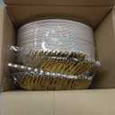 LIYH 96 Pcs Pink and Gold Disposable Plastic Dessert Plates and Forks Set - 7.5" Plastic Appetizer Plates & 9" Gold Cake Forks for Tea Parties, Birthdays, Baby Shower 48 Guests