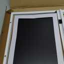 Americanflat Kids Artwork Frame Changeable (White) - Magnetic Door Holds 100 Art Pieces - 8.5x11 Letter Size Display with Mat or 10x12.5 Without Mat - My Mini Masterpiece