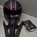 SanQing Youth Kids Dirt Bike Helmet Motocross Full Face DOT Approved, Medium