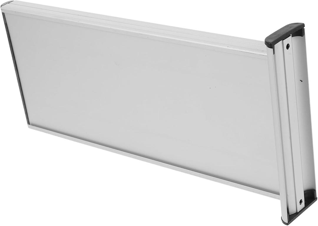 VILLCASE Double-sided Blank Aluminum Door Sign Holder Wall Mount Business Name Plate for Office Versatile Meeting Sign Easy Identification for Departments