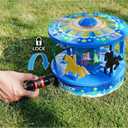 Eden 94136 Sprinkler for Yard Watering up to 2,800 sq. ft., Bundled with/Quick Connect Starter Set, Suitable for agricultural&horticultural use, Blue