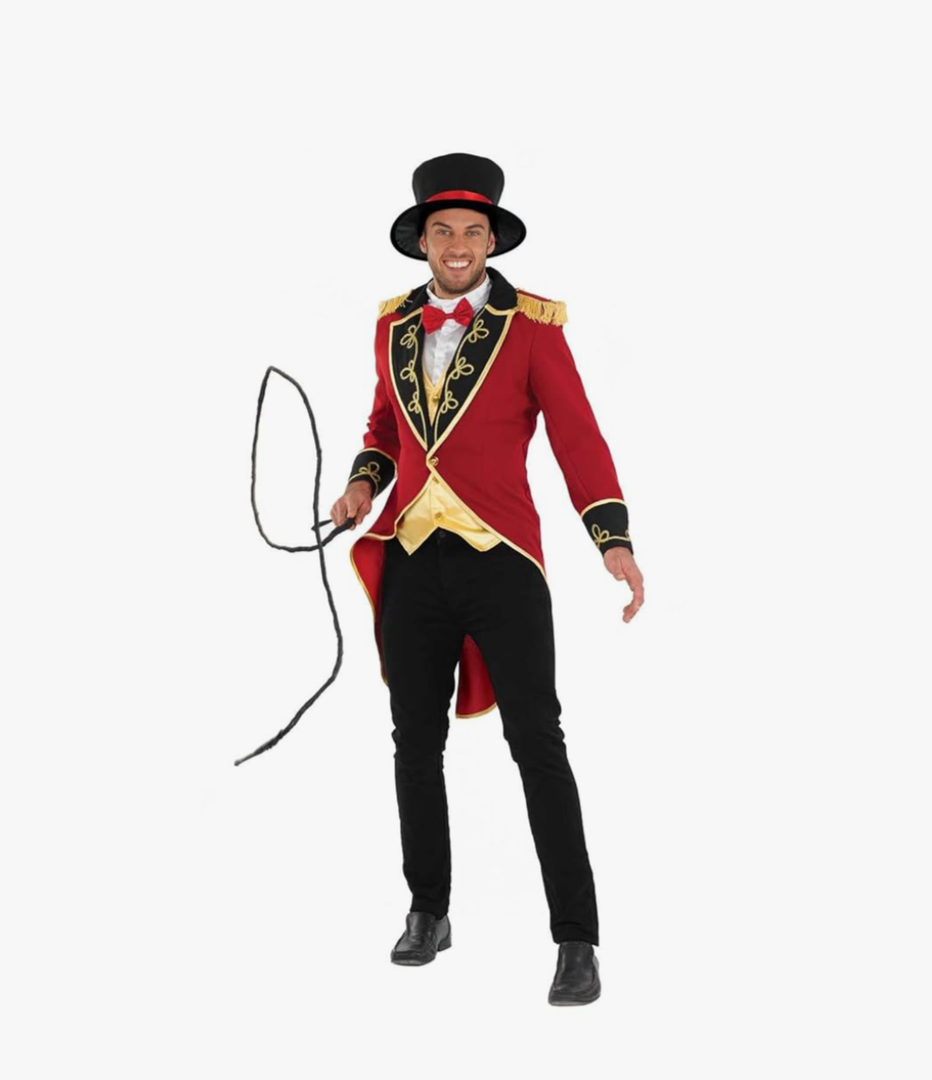 fun shack Ringmaster Costume for Men, Circus Ring Master Outfit, Carnival Costume for Themed Events and Parties XL