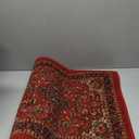 Ottomanson Hallway Runner Rug 1'10" x 6' Non Slip Oriental Area Rugs Easy to Clean Laundry Rug Runner Durable & Pet Friendly Floor Carpet Runners for Hallways Entryway Living Room Kitchen, Red