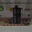 Cold Press Juicer Machine-Compact Juicer Machines Up to 92% Juice Yield 5.3" Wide Chute for High Nutrient Fruits Vegetables,Slow Masticating Juicer Easy Clean with Brush Pulp Measuring Cup Reverse