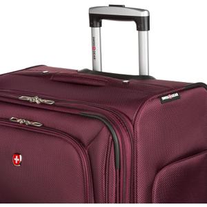 SwissGear Sion Softside Expandable Luggage, Merlot, 1-Piece Set (29'')