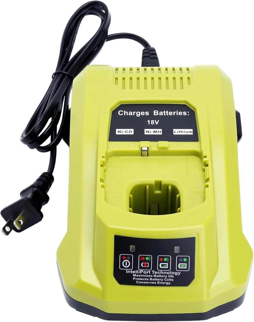 Lasica Replacement for Ryobi P117 18 Volt Battery Charger, Compatible with Ryobi 12V-18V ONE+ Plus Cordless Power Tool Battery Charger