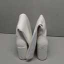 DREAM PAIRS Women's Platform Knee High Boots Chunky Block Heel Side Zipper Cute Gogo Boots (8, White-pat)