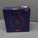 2025 Upgraded Christmas Tree Topper Projector Light with Rotating Bright LED & Wide Coverage, Universal Fit for Any Height Tree, Easy Install, Stable Base, Holiday & Party Decorations (Starlight Gold)