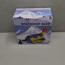 Snow Tube, 64 Inch Super Large Inflatable Spaceship Snow Sled for Kids & Adults, Cold-Resistant and Thickened Heavy Duty Snow Sled with Sturdy Handles, Great Winter Outdoor Fun Toys for Kids and Family